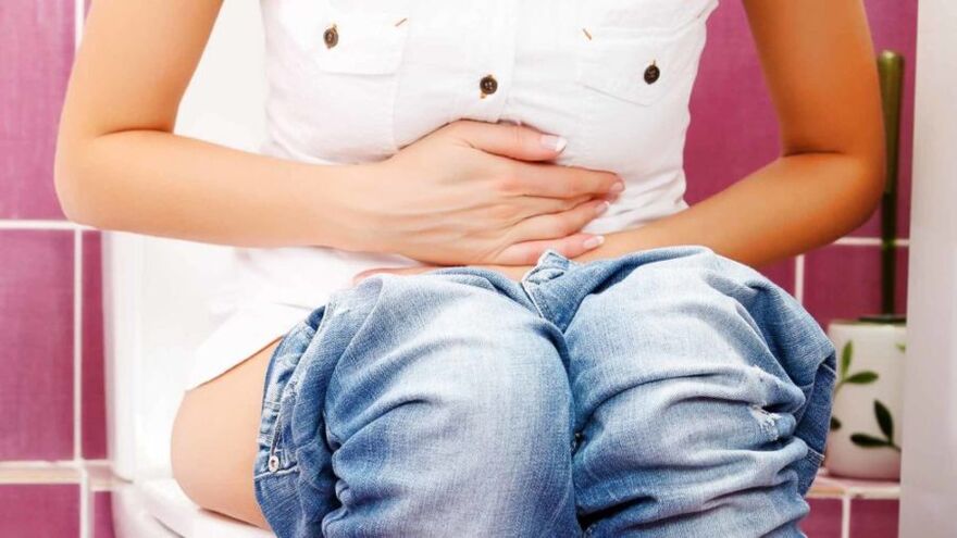Transtorno intestinal em caso de rejeição de fumar