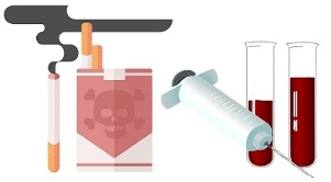 posso fumar antes de doar sangue