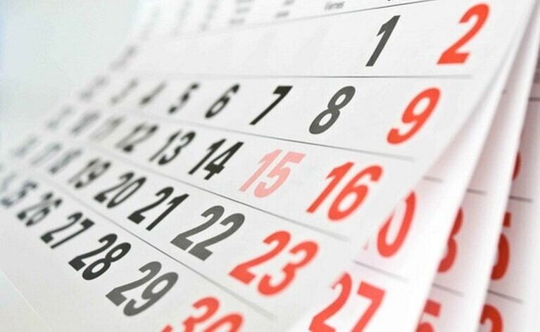calendário para parar de fumar